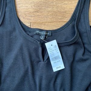 Pacsun black cotton slip dress